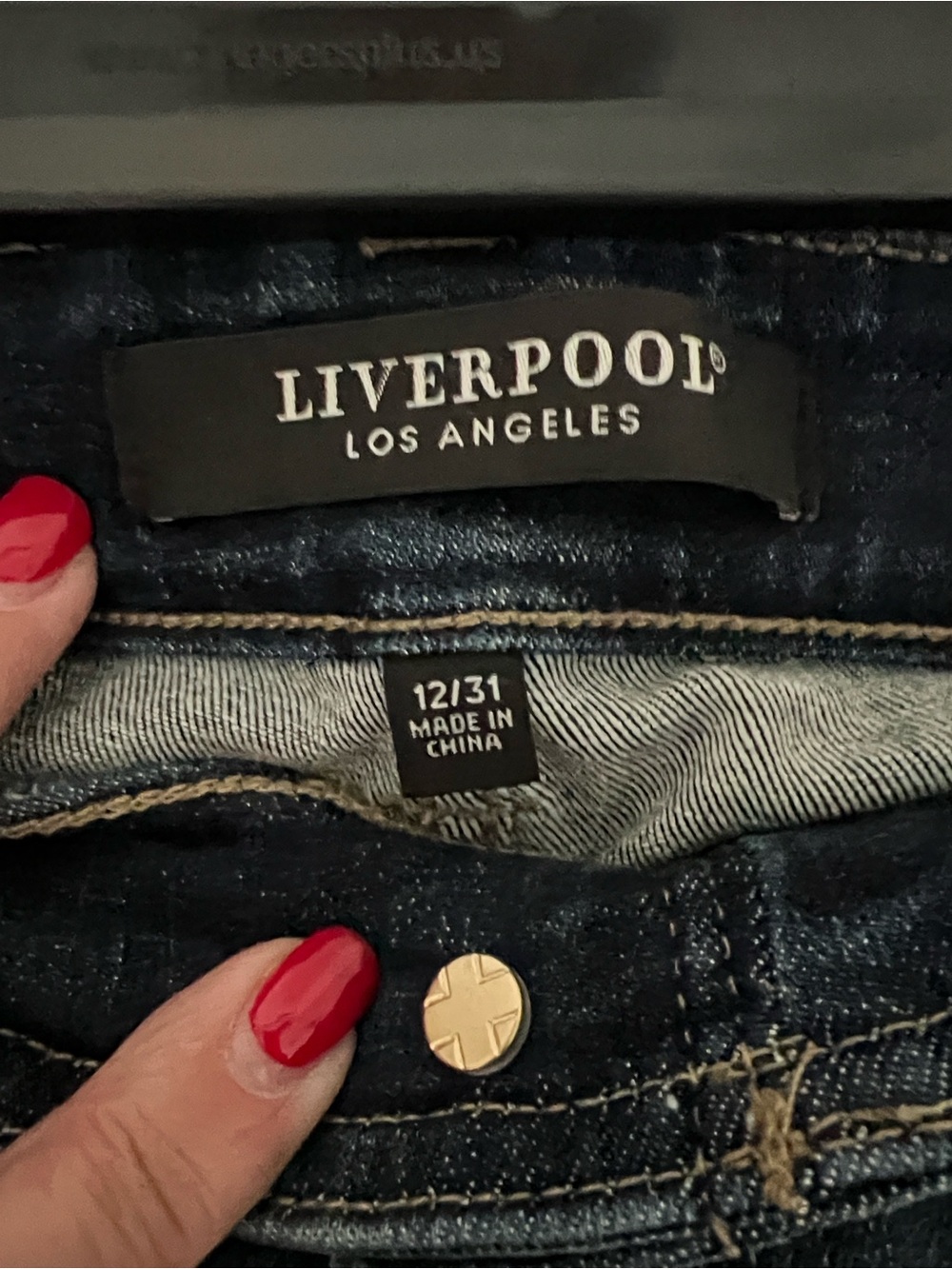 Liverpool Women’s Dark Blue Stretch Slim Jeans - Picture 3 of 4